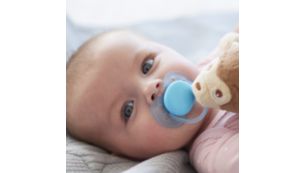 Cuddly, soft snuggle included with ultra soft soother